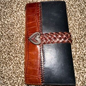 Brighton Black and Brown Wallet